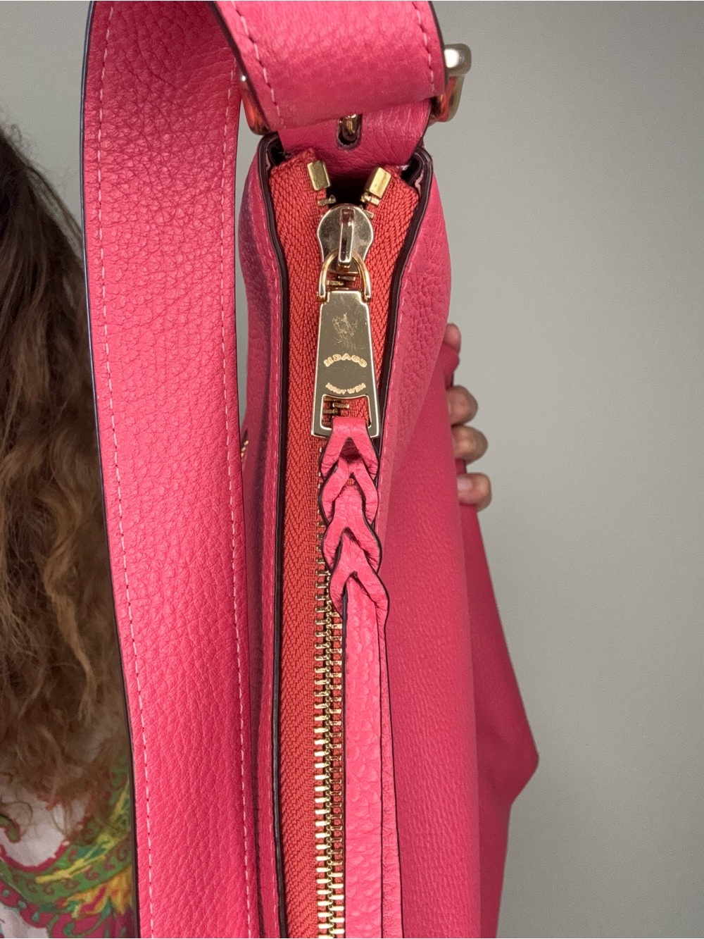 Coach Pink Slouchy Val Duffle Bag - Picture 7 of 14